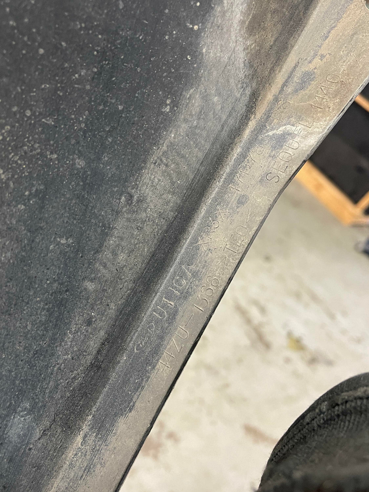 1999-04 Ford Mustang GT Mineral Gray Rear Bumper Paint Code TK 302
