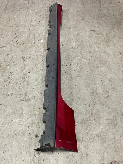 2015-23 Ford Mustang Driver LH Rocker Side Skirt Ruby Red Paint Code RR 319