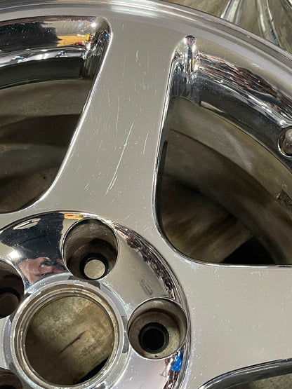 2003-04 Ford Mustang SVT Cobra OEM Chrome Wheel Set 315