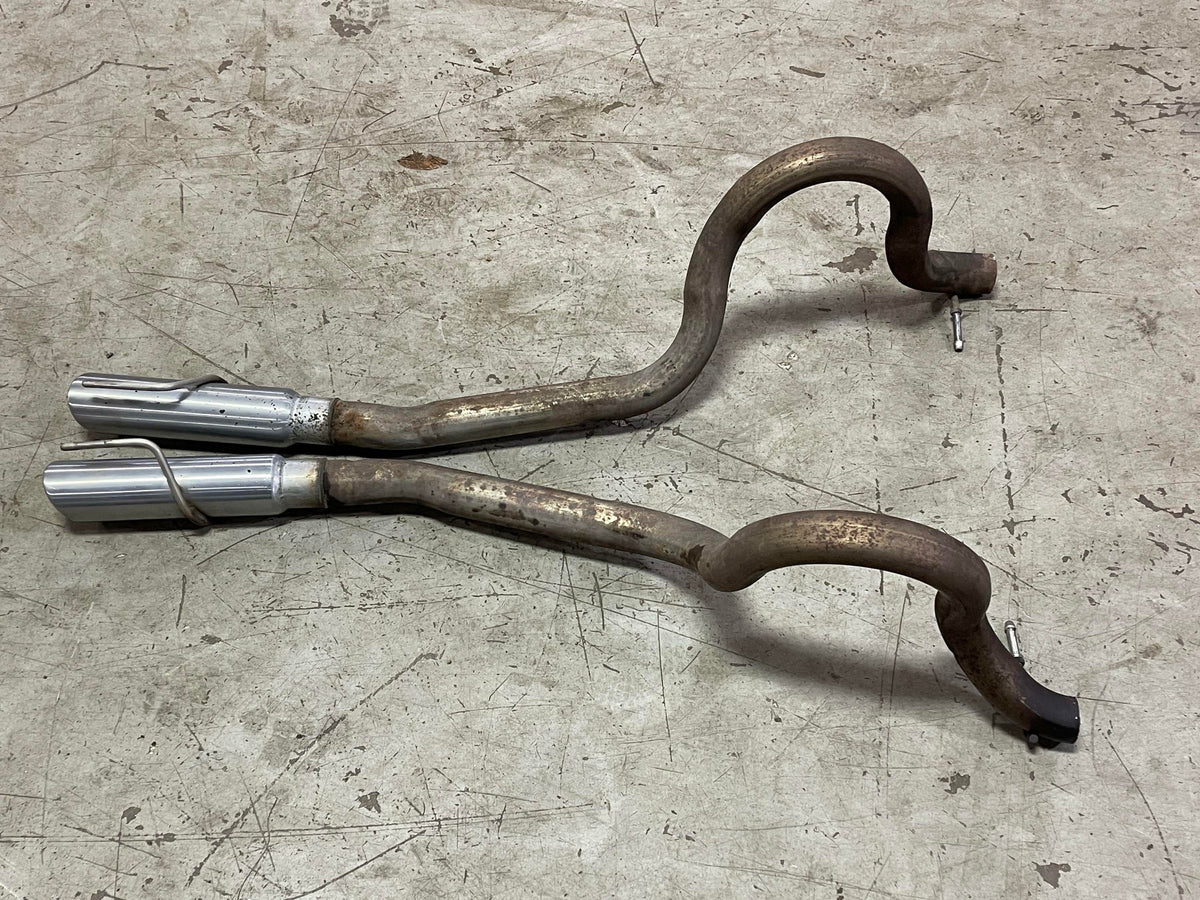 1999-04 Ford Mustang GT TailPipes w/ Tips- FOR SOLID REAR AXLE 298