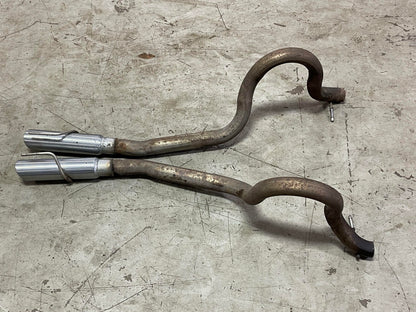 1999-04 Ford Mustang GT TailPipes w/ Tips- FOR SOLID REAR AXLE 298