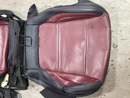 2024-26 Ford Mustang S650 Premium Dark Red Seat Skins Leather 17K Miles 303