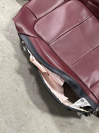 2024-26 Ford Mustang S650 Premium Dark Red Seat Skins Leather 17K Miles 303