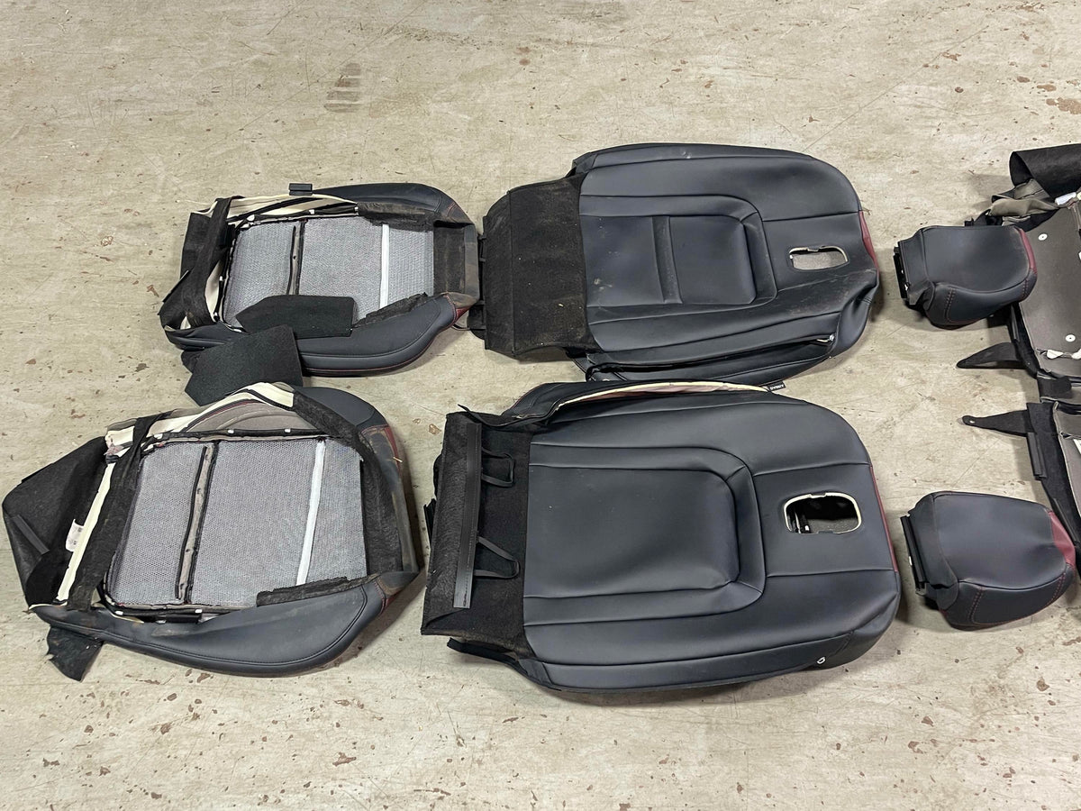 2024-26 Ford Mustang S650 Premium Dark Red Seat Skins Leather 17K Miles 303