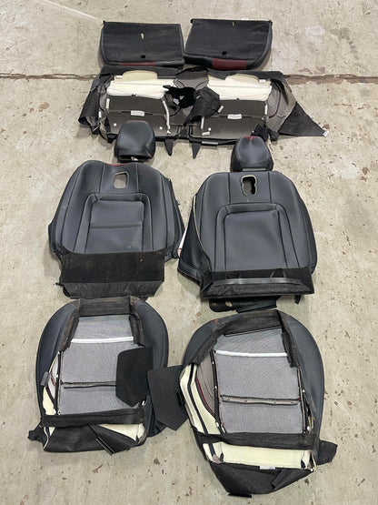 2024-26 Ford Mustang S650 Premium Dark Red Seat Skins Leather 17K Miles 303
