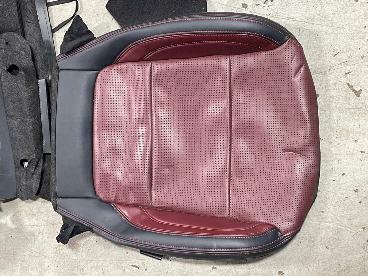 2024-26 Ford Mustang S650 Premium Dark Red Seat Skins Leather 17K Miles 303