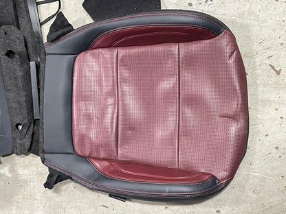 2024-26 Ford Mustang S650 Premium Dark Red Seat Skins Leather 17K Miles 303