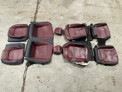 2024-26 Ford Mustang S650 Premium Dark Red Seat Skins Leather 17K Miles 303