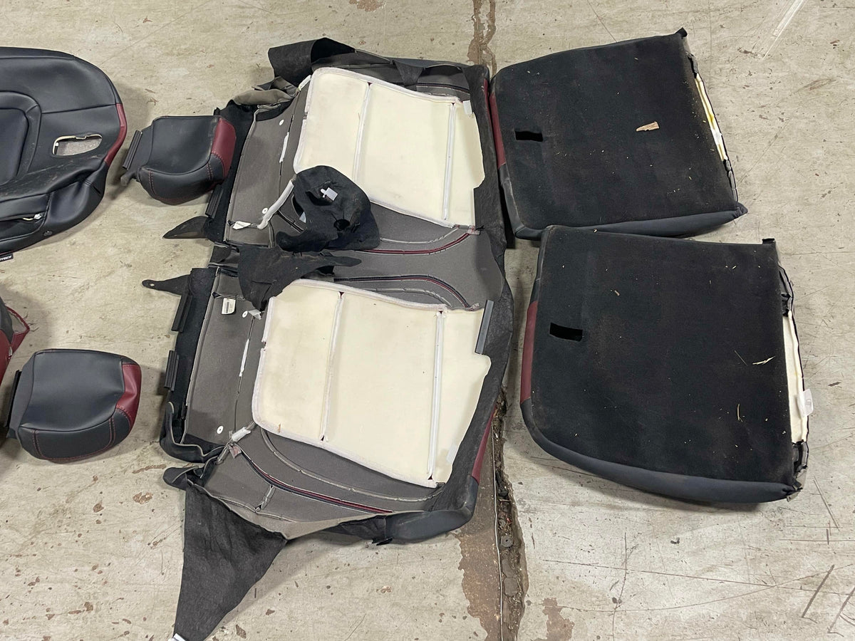 2024-26 Ford Mustang S650 Premium Dark Red Seat Skins Leather 17K Miles 303