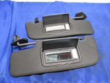 2012-14 Ford Mustang Charcoal Black Sunvisors Mirrors Garage Door Opener 076