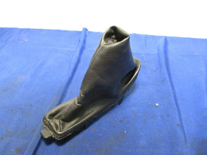 2011-14 Ford Mustang Charcoal Black Emergency Brake Leather Boot 078