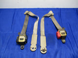 1999-04 Ford Mustang Parchment Coupe Front Seat Belts BM
