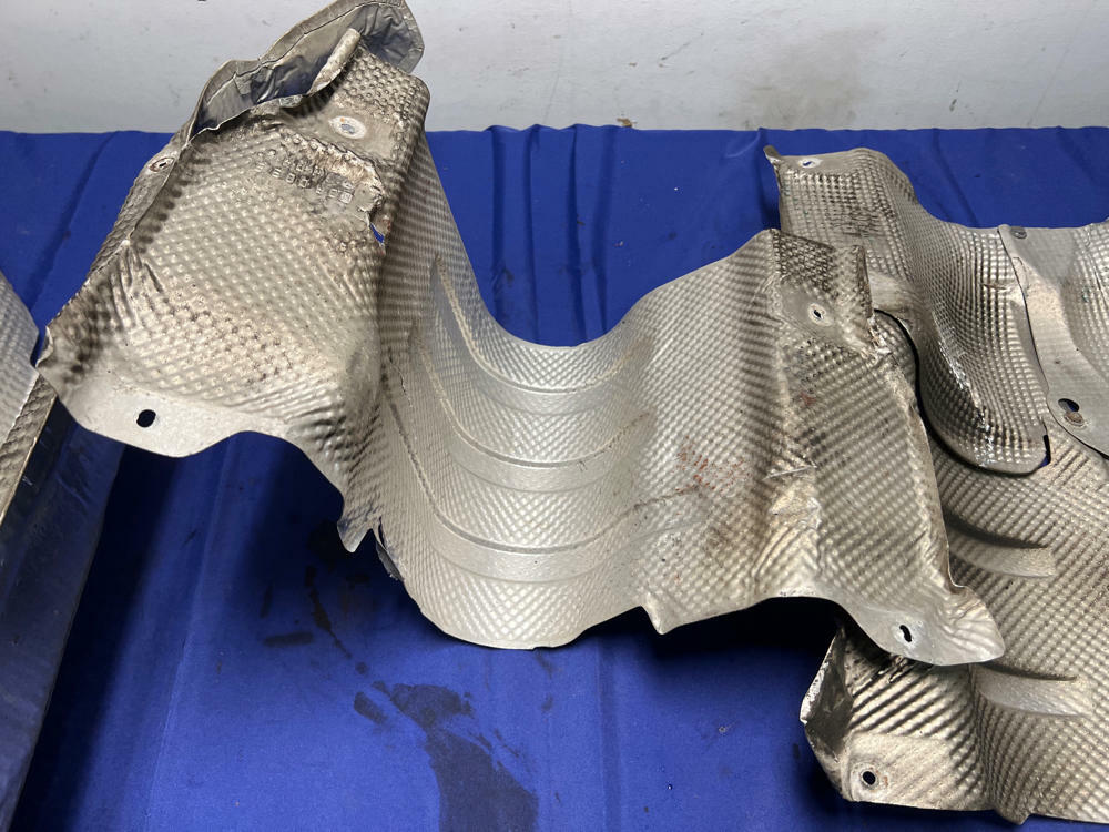 2003-06 Mercedes Benz W211 E55 AMG Exhaust Heat Shields OEM 099