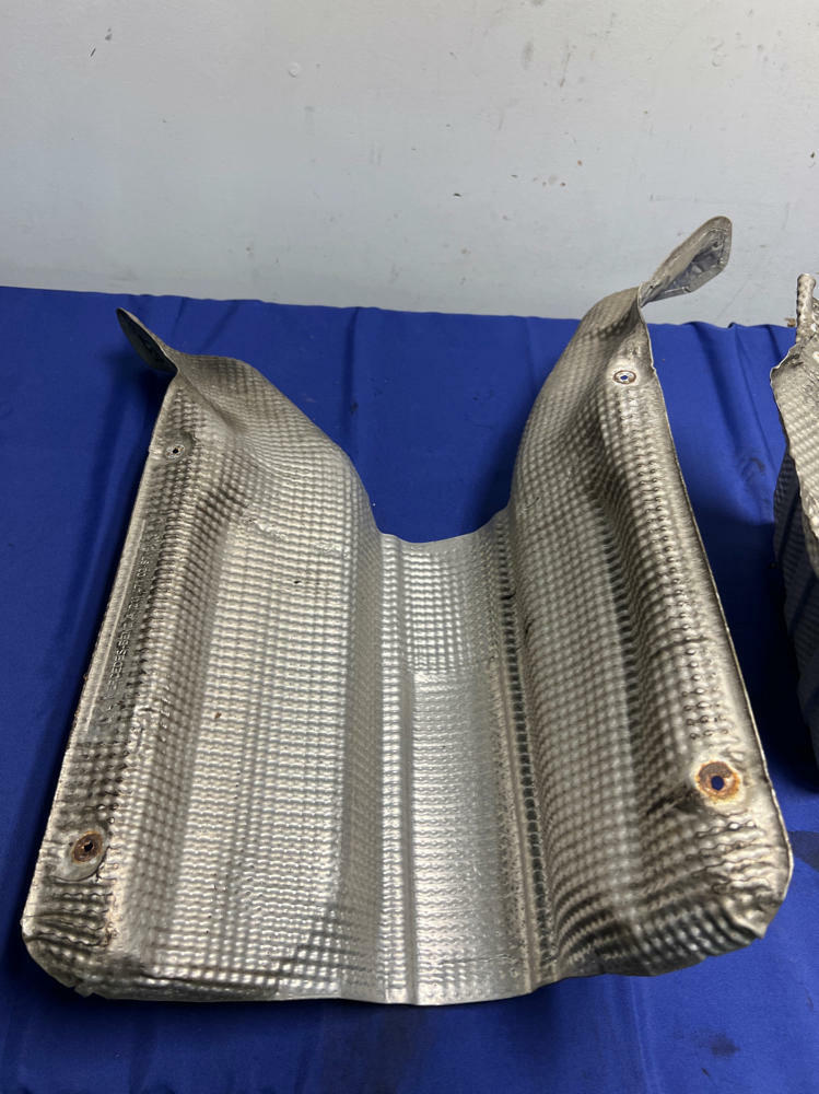 2003-06 Mercedes Benz W211 E55 AMG Exhaust Heat Shields OEM 099