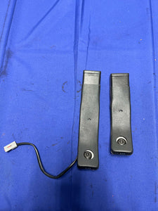 1994-98 Ford Mustang Black Front Seat Belt Buckles Left Right Pair 120