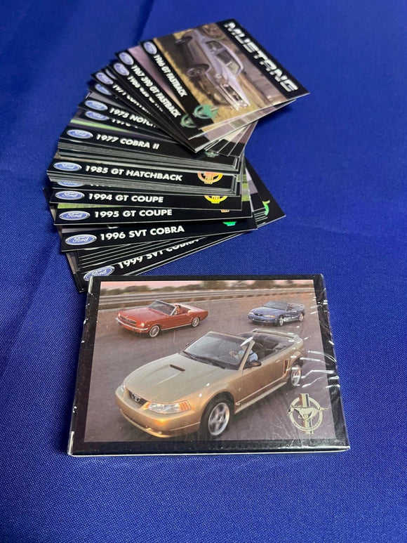 1999 Mustang Commemorative Edition Collector Cards