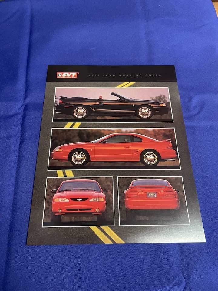 1995 SVT Cobra Dealer Card