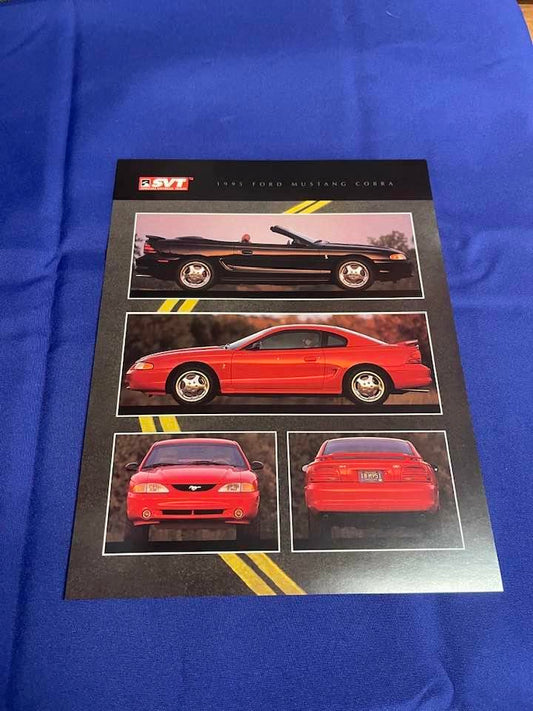 1995 SVT Cobra Dealer Card