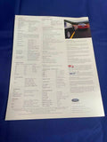 2000 SVT Contour Dealer Card