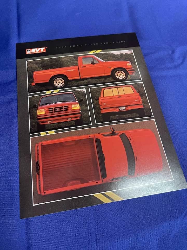 1995 SVT Lightning Dealer Card