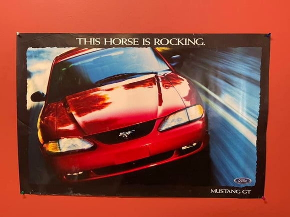 1997 Mustang Poster