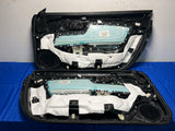 2015-21 Ford Mustang Coupe Black Leather Door Panels Shaker 143