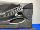 1999-04 Ford Mustang Coupe Dark Charcoal Door Panels Minor Damage 151